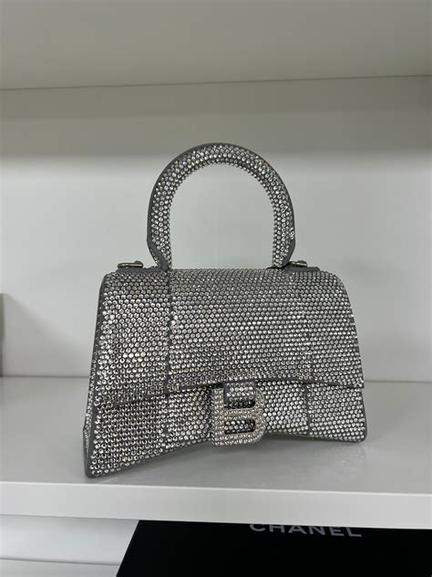 rhinestone balenciaga hourglass bag replica|authentic balenciaga purse.